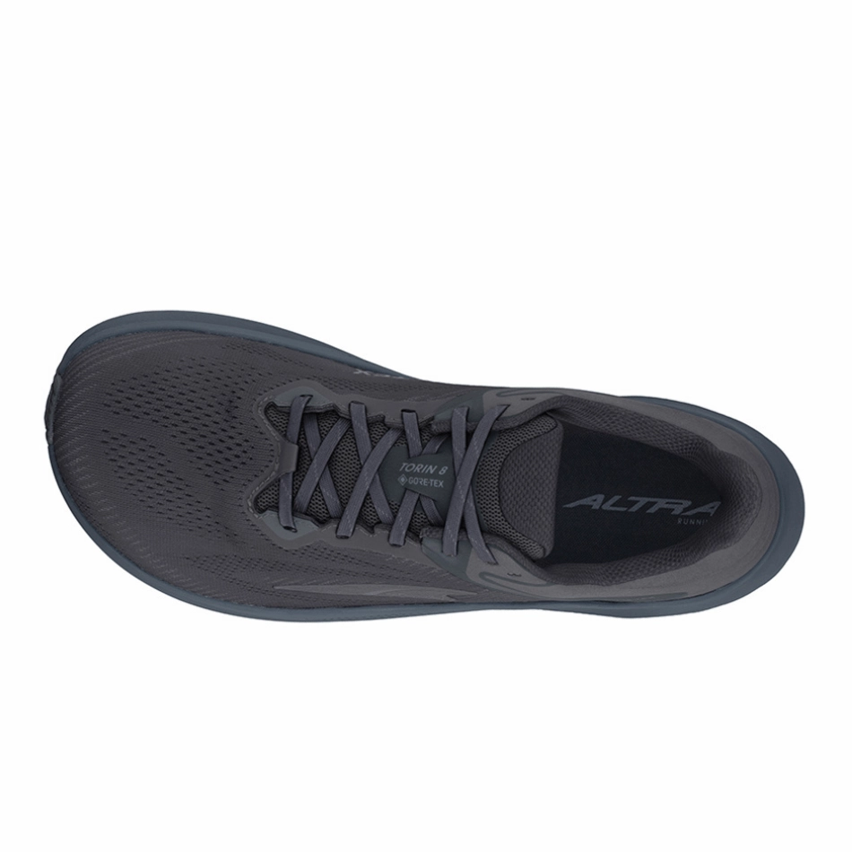 Altra Men's Torin 8 GTX Running Shoes in Black/Black SS25 Altra trail-ready athletic footwear