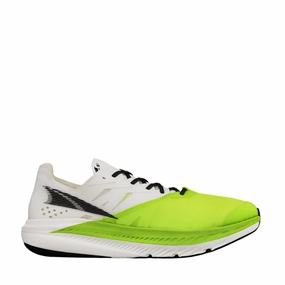 Altra Men's Vanish Carbon 2 Running Shoes in White/Lime SS25 Altra cushioned road running sneakers