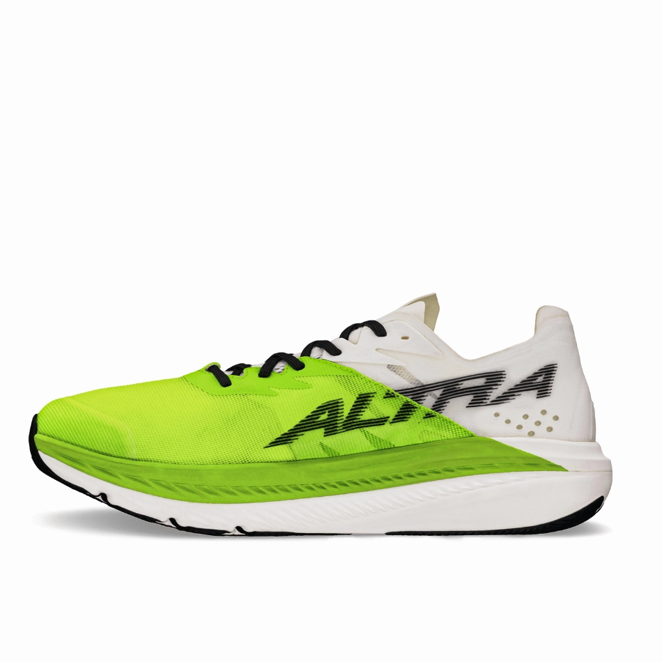 Altra Men's Vanish Carbon 2 Running Shoes in White/Lime SS25 Altra trail-ready athletic footwear