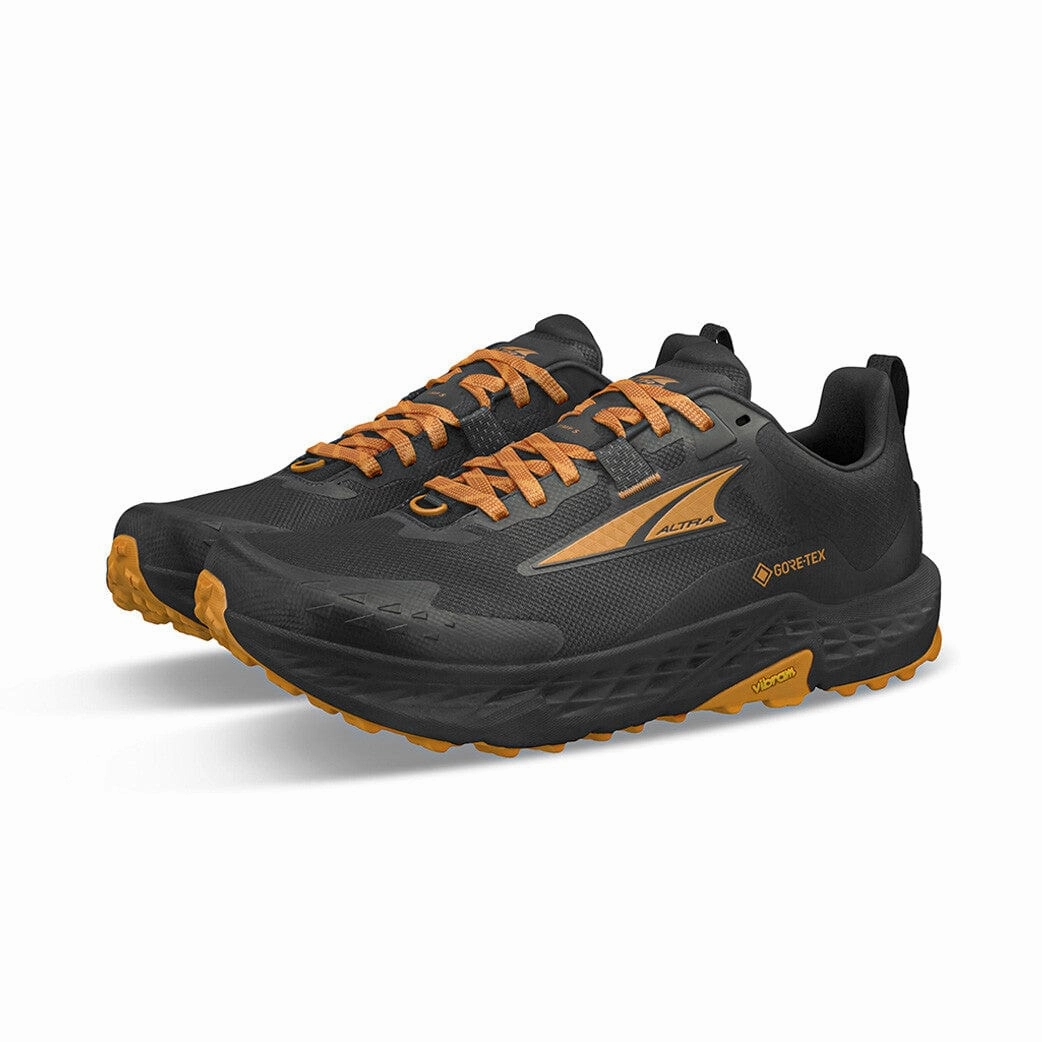 Altra Timp 5 GTX Men's Trail Running Shoes in Black AW24 Altra trail-ready athletic footwear