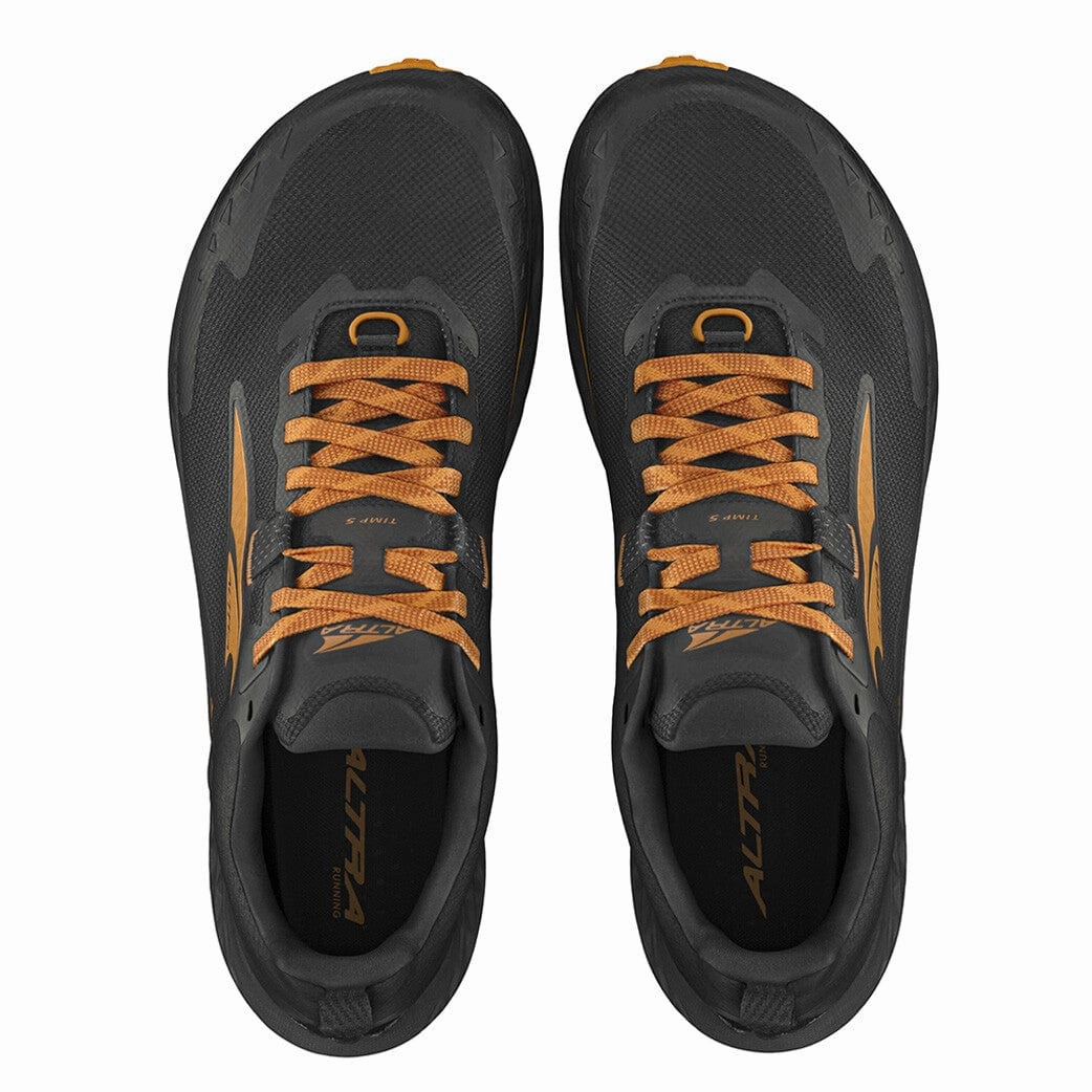 Altra Timp 5 GTX Men's Trail Running Shoes in Black AW24 Altra trail-ready athletic footwear