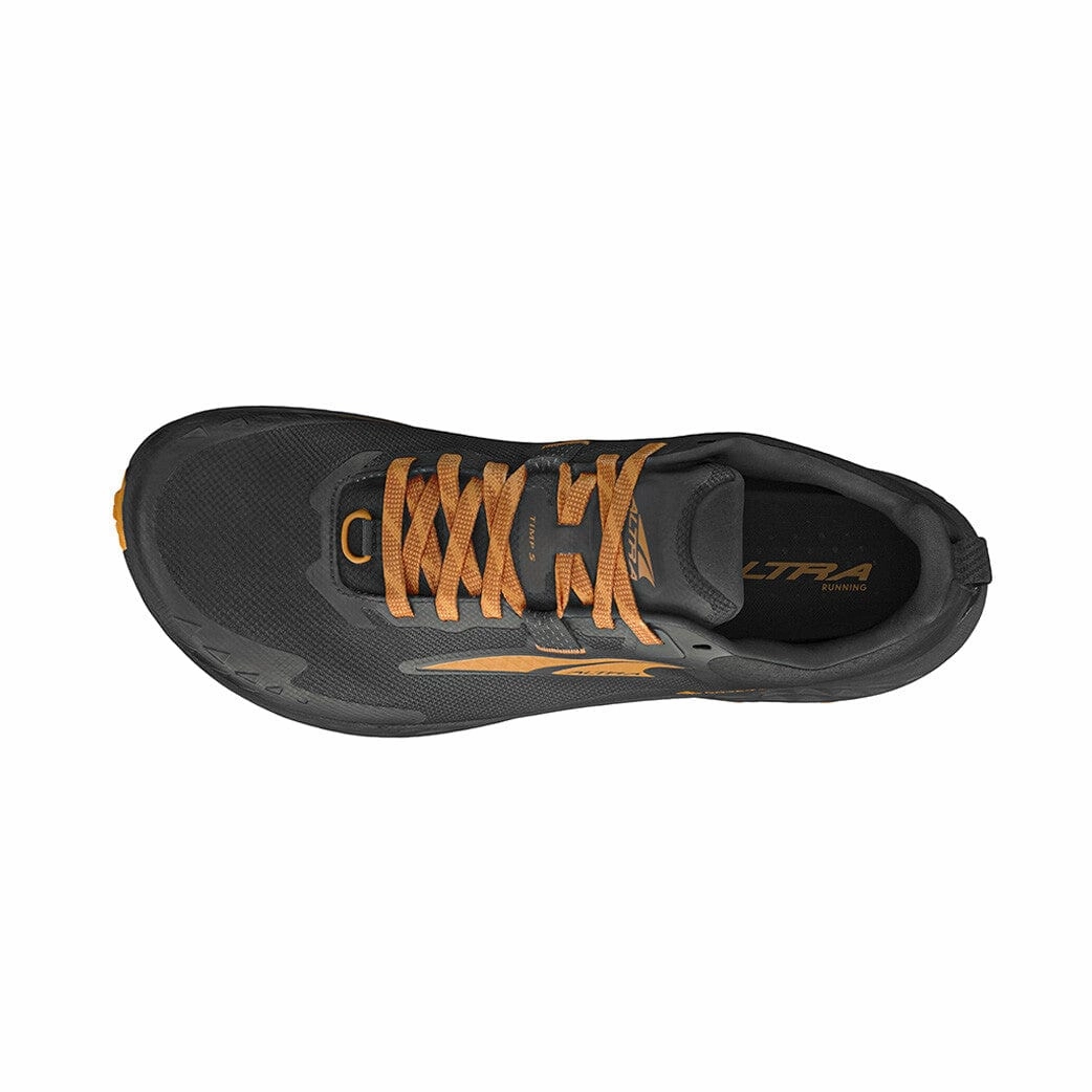 Altra Timp 5 GTX Men's Trail Running Shoes in Black AW24 Altra trail-ready athletic footwear