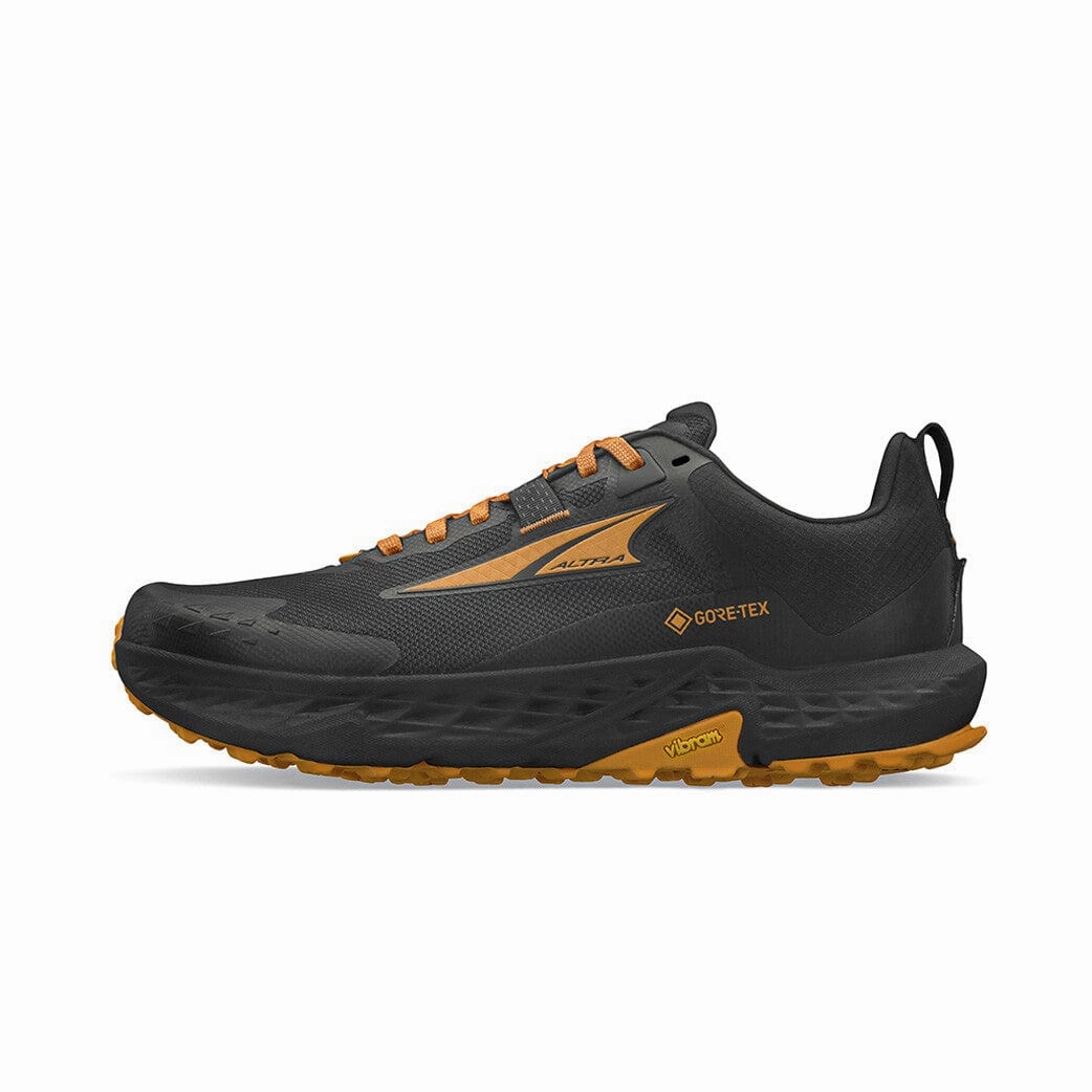 Altra Timp 5 GTX Men's Trail Running Shoes in Black AW24 Altra trail-ready athletic footwear