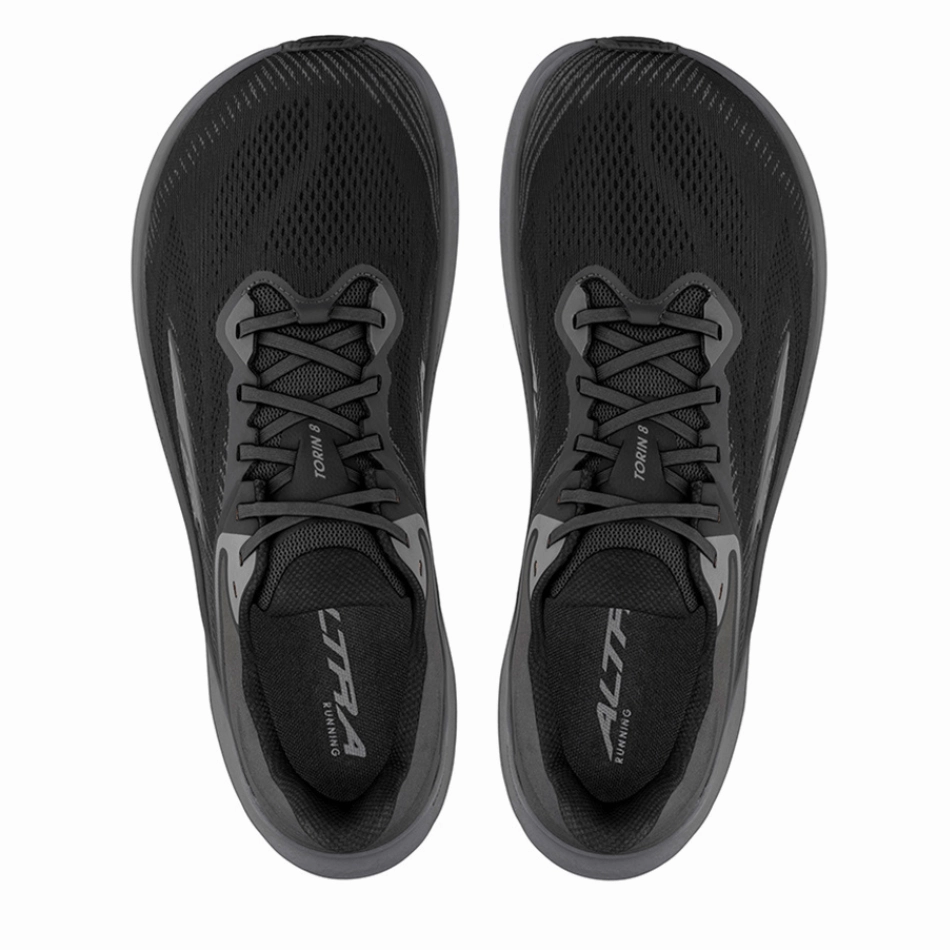 Altra Torin 8 Men's Running Shoes in Black SS25 Altra trail-ready athletic footwear