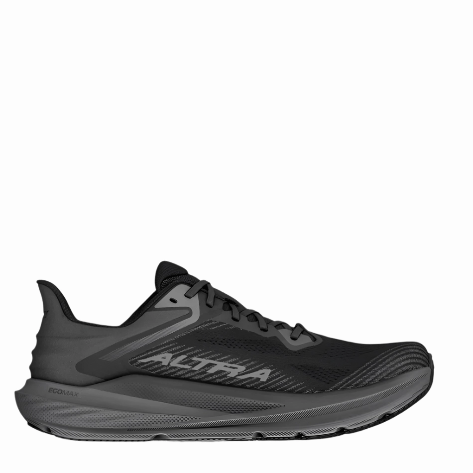 Altra Torin 8 Men's Running Shoes in Black SS25 Altra cushioned road running sneakers
