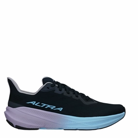 Altra Women's Experience Flow 2 Running Shoes in Black/Light Blue AW25 Altra cushioned road running sneakers