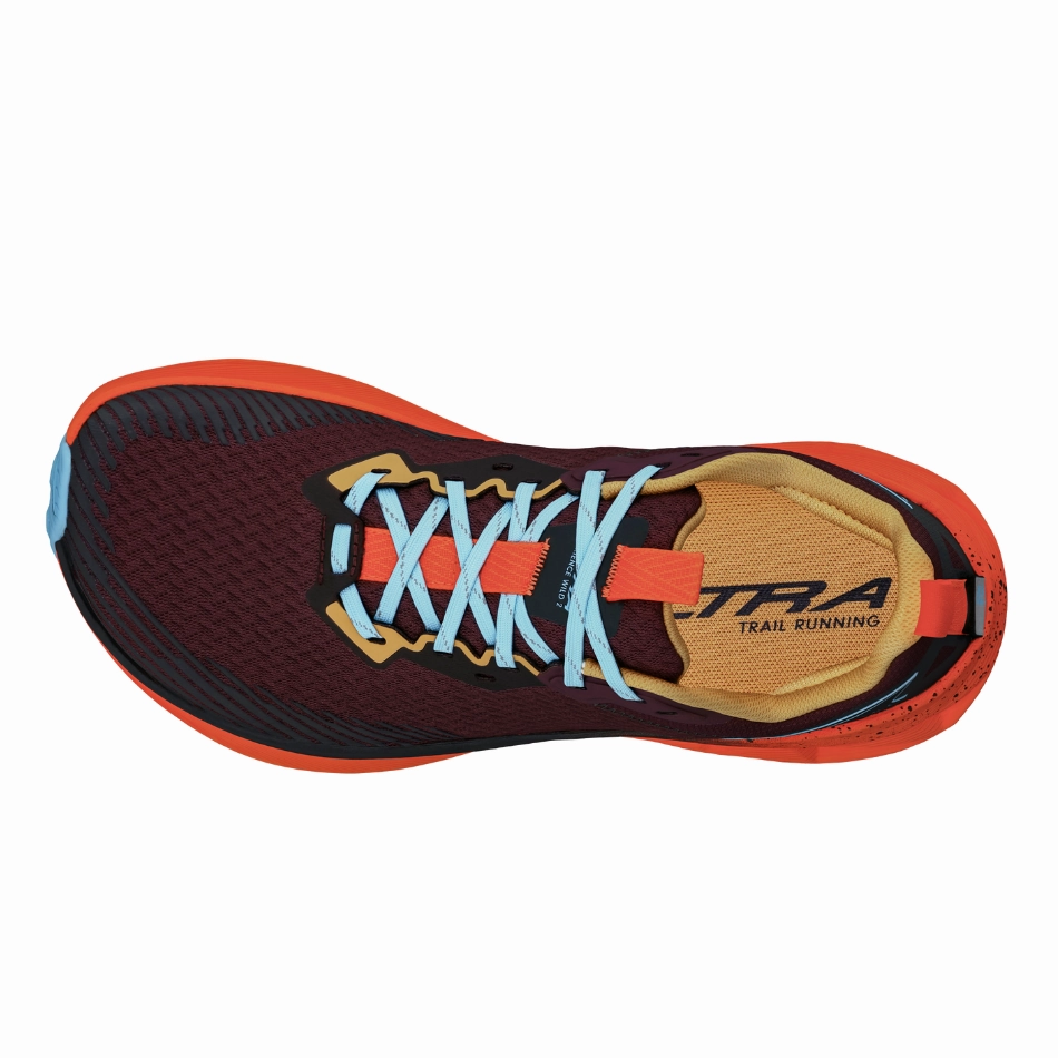 Altra Women's Experience Wild 2 Trail Running Shoes in Maroon AW25 Altra trail-ready athletic footwear