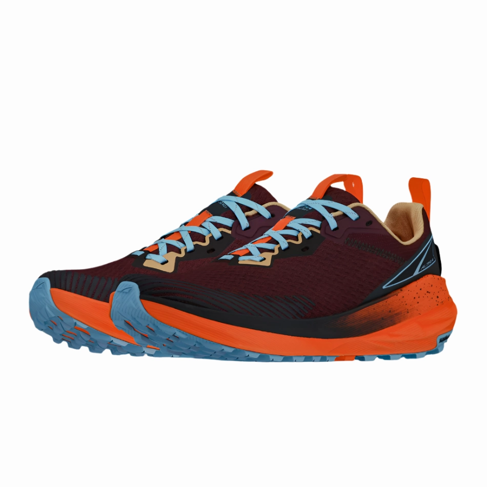 Altra Women's Experience Wild 2 Trail Running Shoes in Maroon AW25 Altra trail-ready athletic footwear