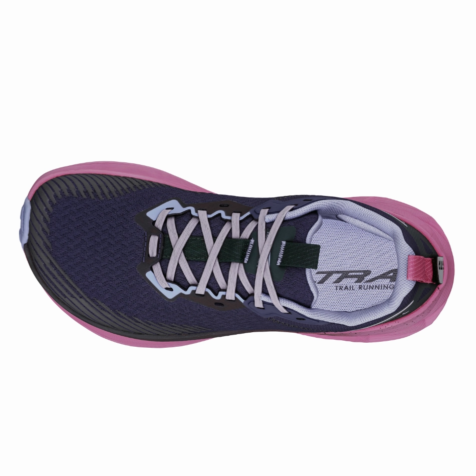 Altra Women's Experience Wild 2 Trail Running Shoes in Navy/Black AW25 Altra trail-ready athletic footwear