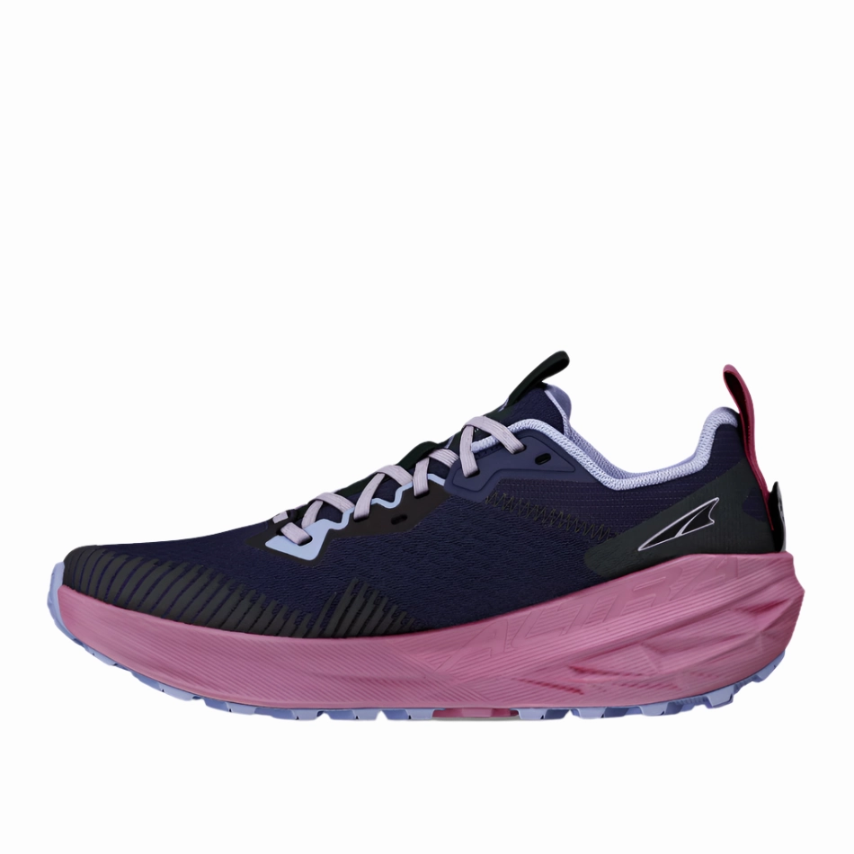 Altra Women's Experience Wild 2 Trail Running Shoes in Navy/Black AW25 Altra trail-ready athletic footwear