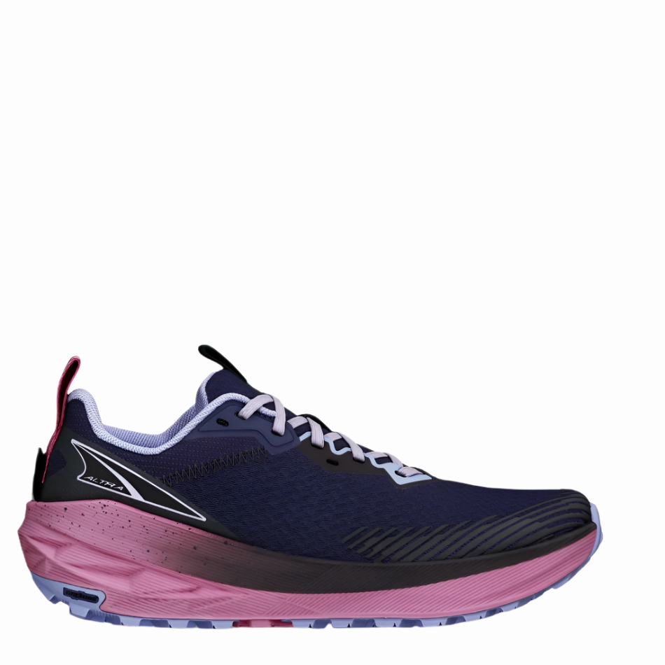 Altra Women's Experience Wild 2 Trail Running Shoes in Navy/Black AW25 Altra cushioned road running sneakers