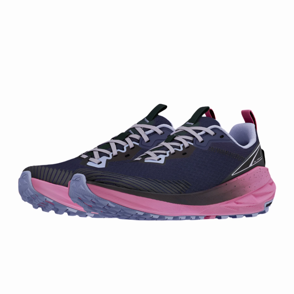 Altra Women's Experience Wild 2 Trail Running Shoes in Navy/Black AW25 Altra trail-ready athletic footwear