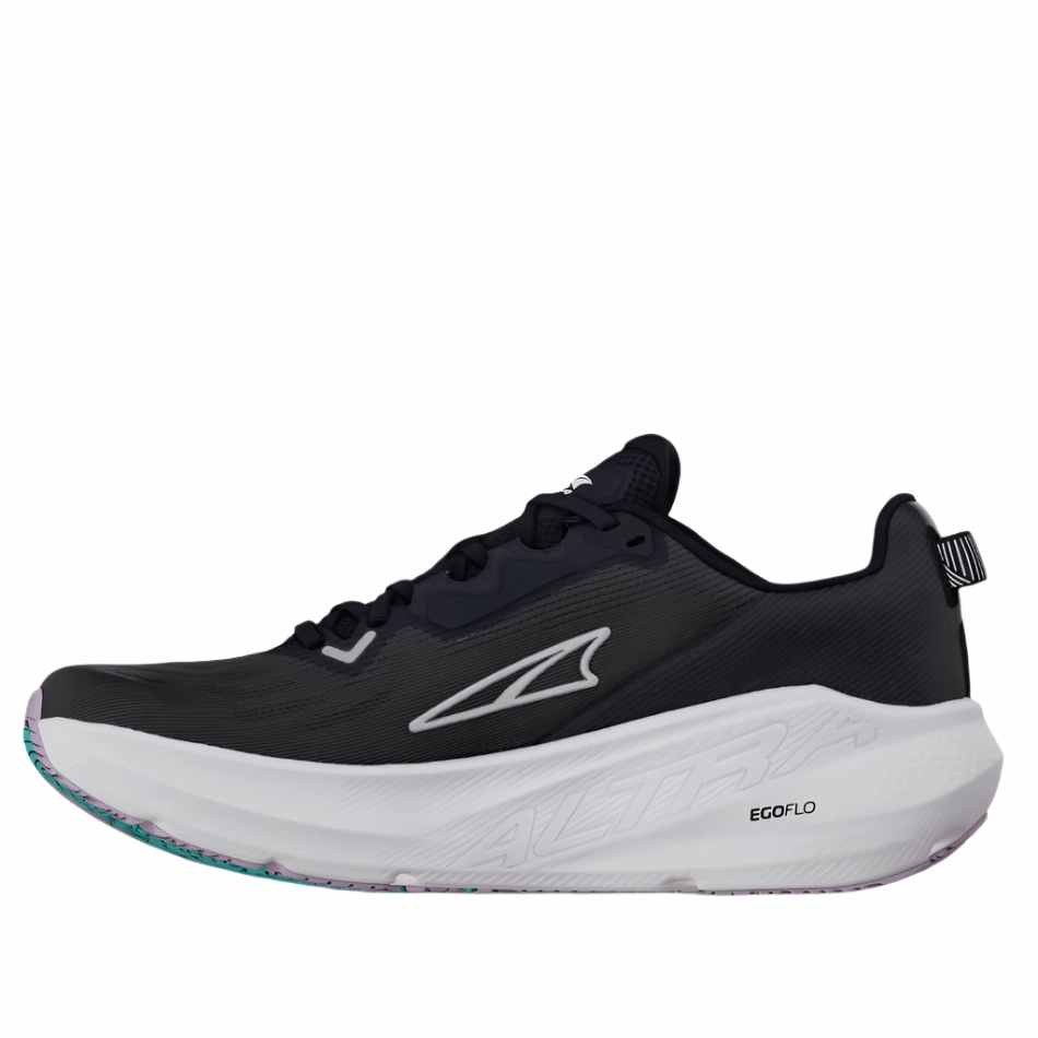 Altra Women's FWD Via Running Shoes in Black/Purple AW25 Altra trail-ready athletic footwear