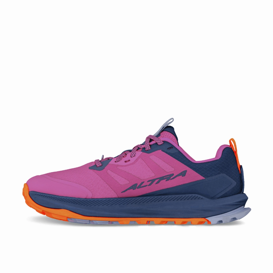Altra Women's Lone Peak 9   Trail Running Shoes in Purple/Orange SS25 Altra trail-ready athletic footwear