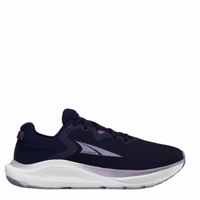 Altra Women's Paradigm 8 Running Shoes in Navy AW25 Altra cushioned road running sneakers