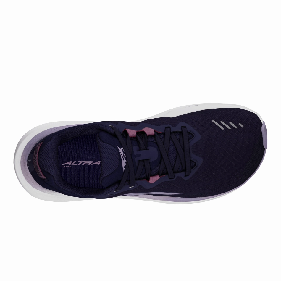 Altra Women's Paradigm 8 Running Shoes in Navy AW25 Altra trail-ready athletic footwear