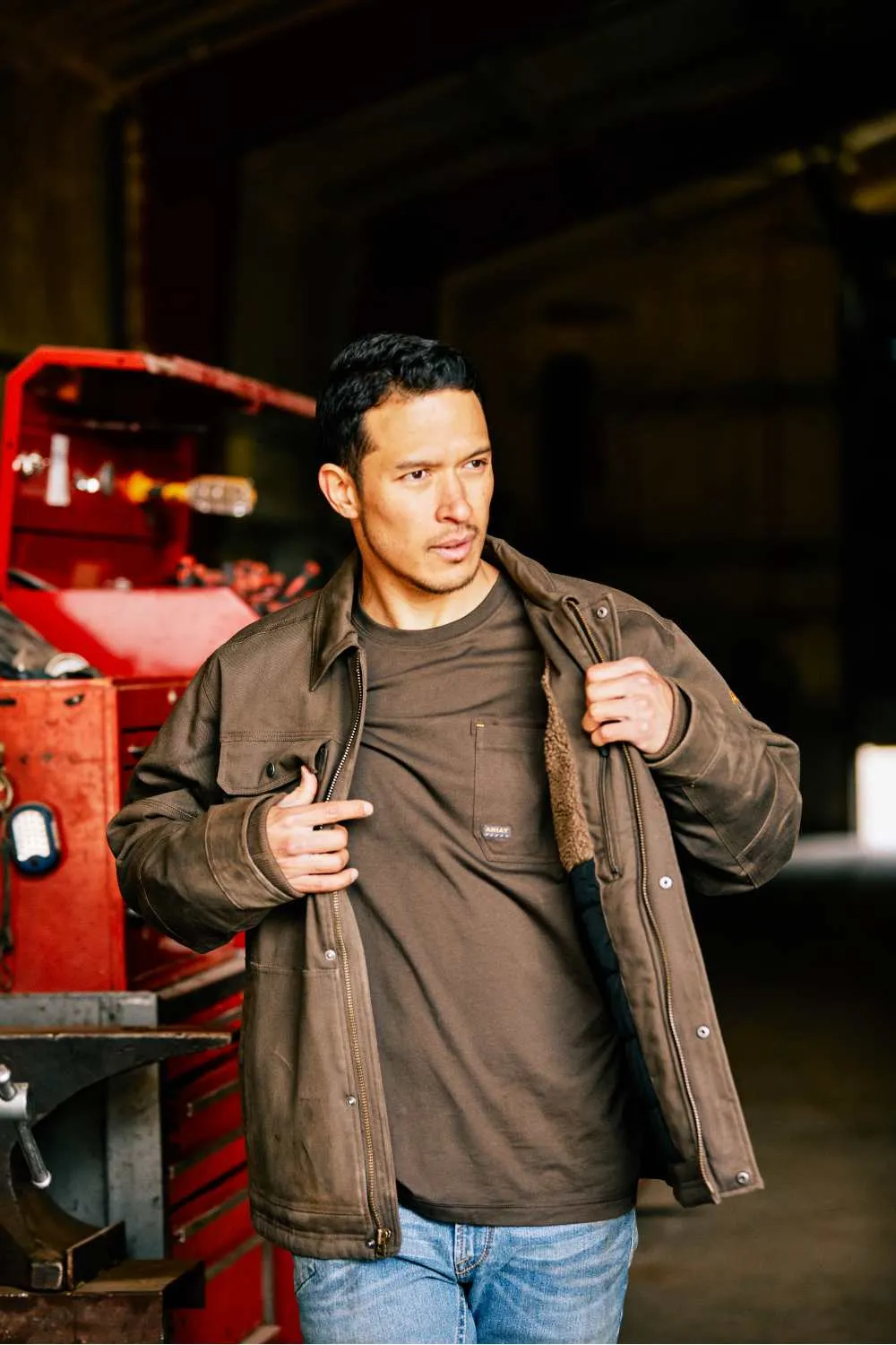 Ariat Rebar DuraCanvas Sherpa-Lined Jacket Ariat Clothing