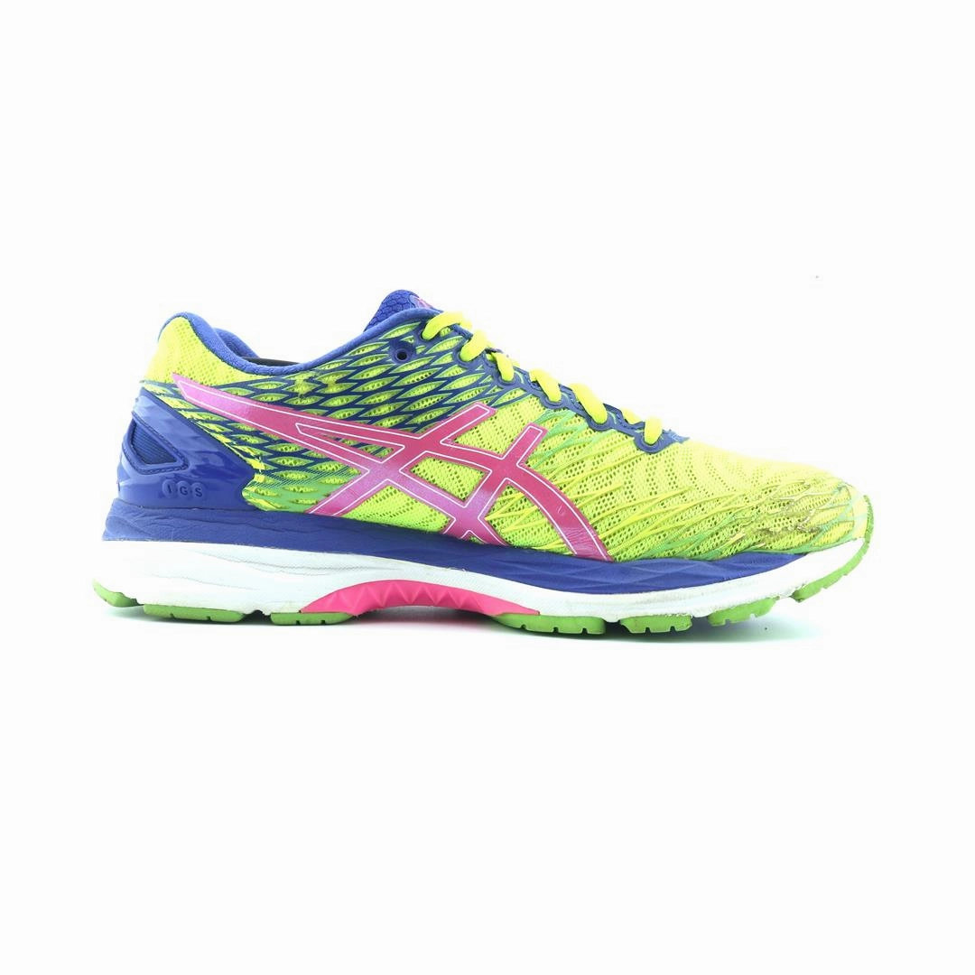 ASICS GEL-NIMBUS 18 lightweight athletic shoe visuals