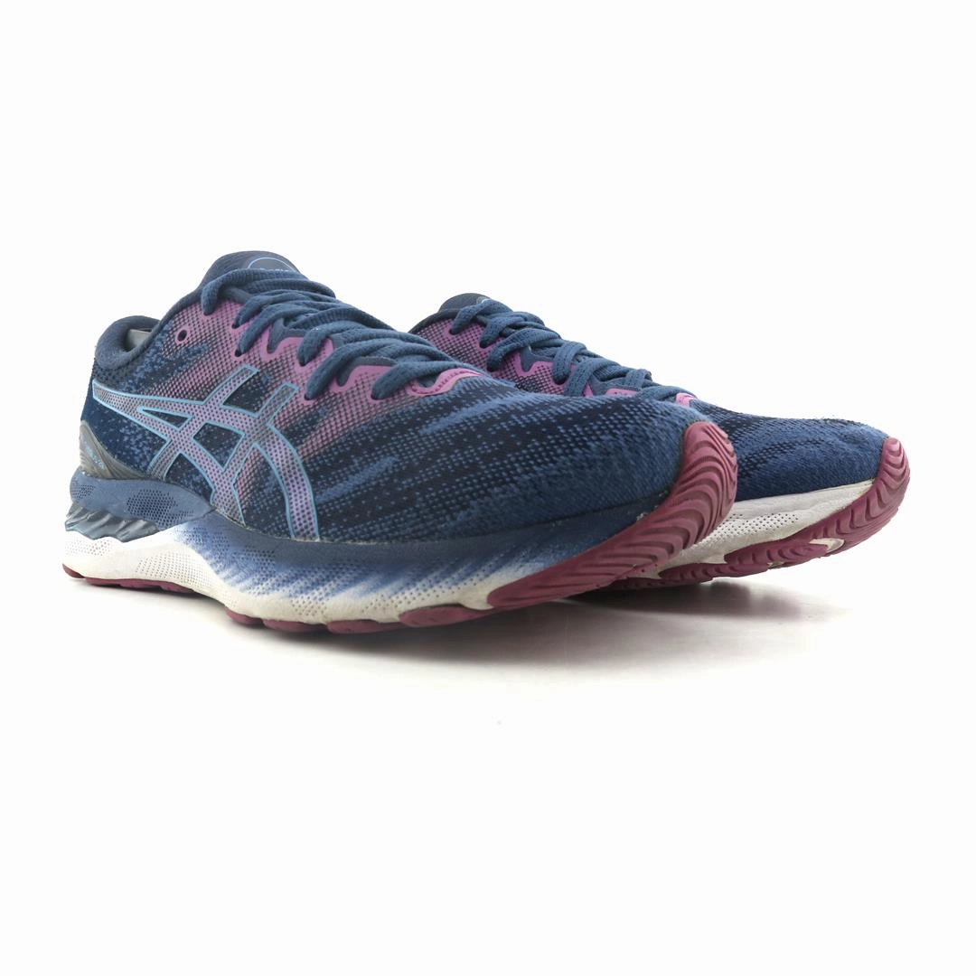 ASICS GEL-NIMBUS 23 lightweight athletic shoe visuals