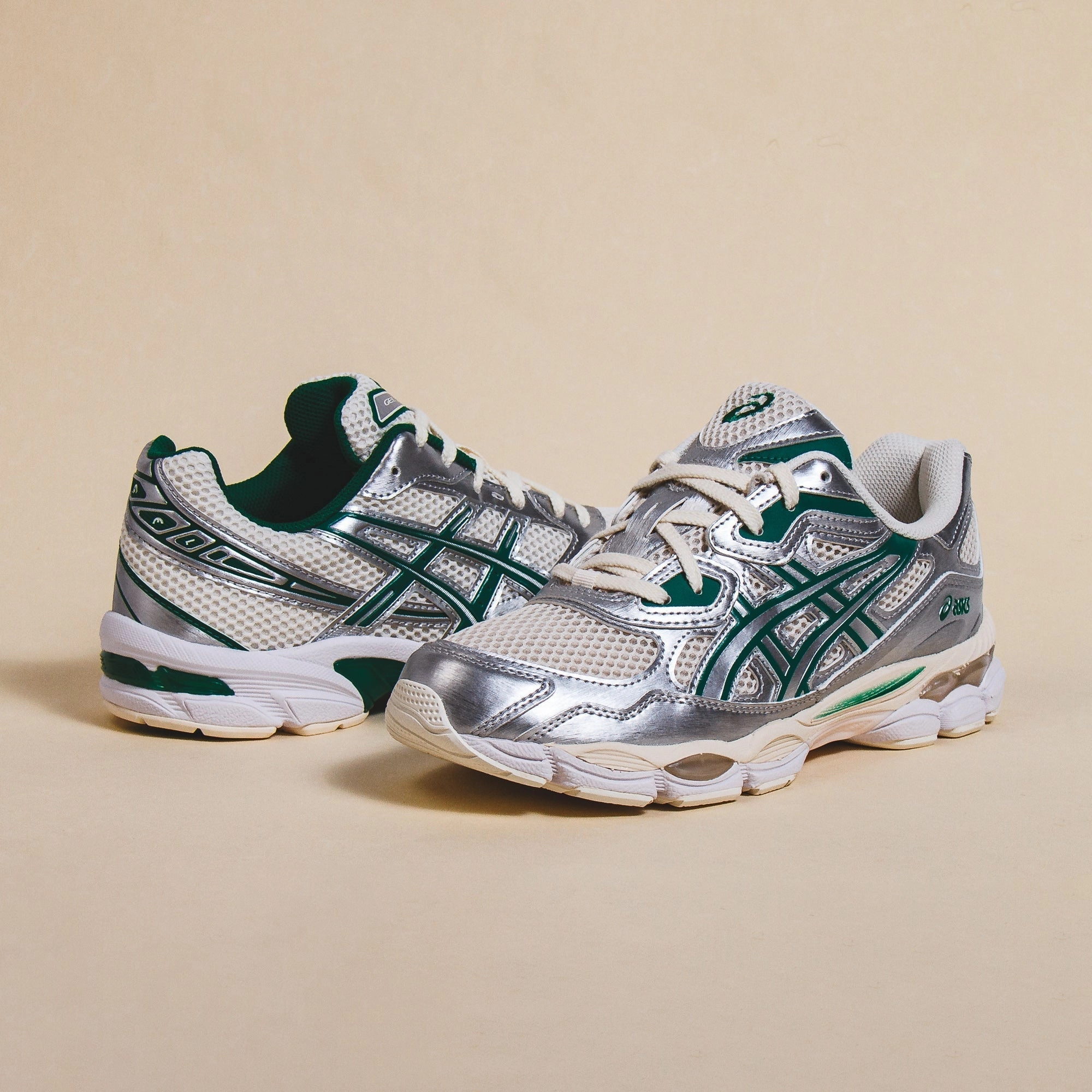 Asics Men GEL-1130 Cream Kale Core 1201A974-100 Asics shoe style pictures