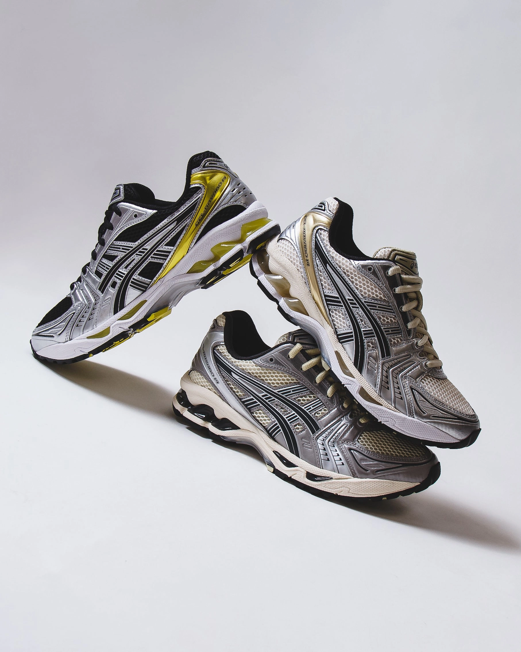 Asics Men Gel-Kayano 14 Black Lemon Spark Core 1203A537-001 Asics shoe style pictures