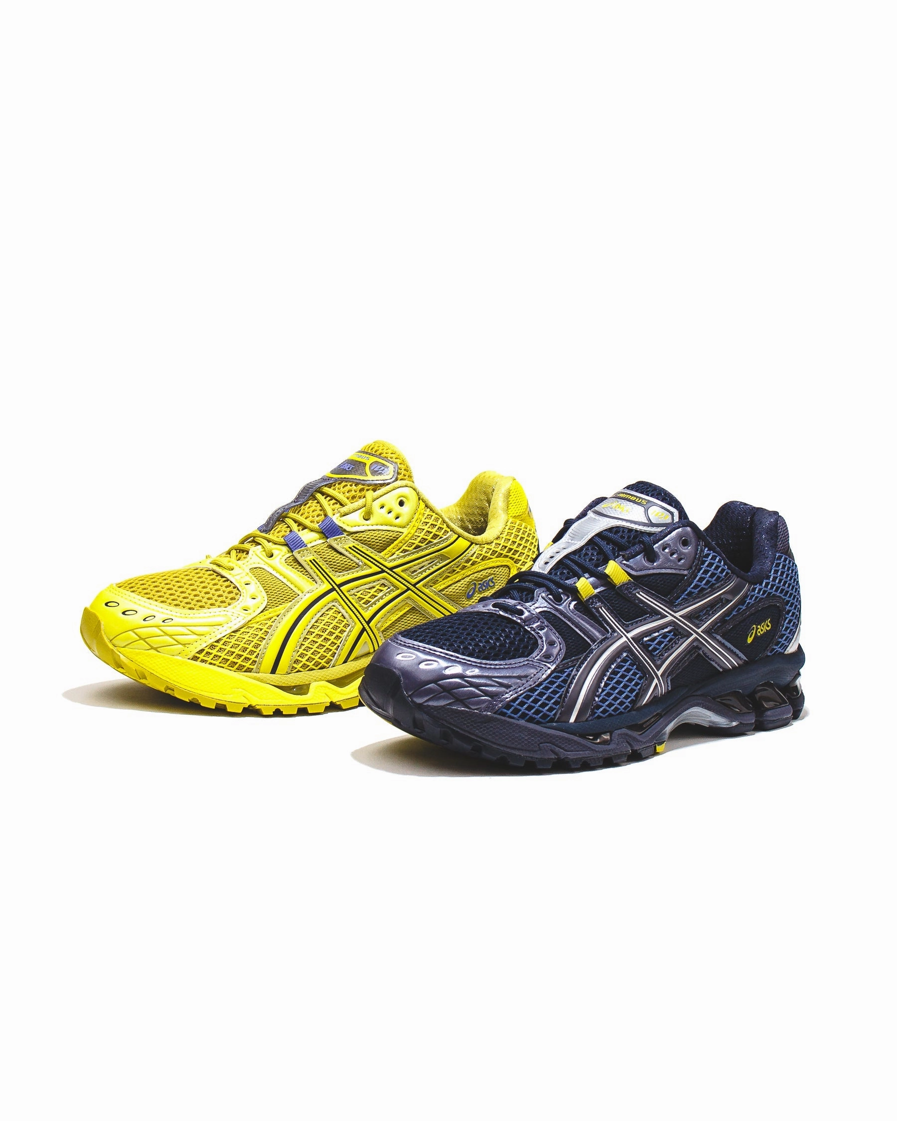 Asics Men Gel-Nimbus 10.1 Kelp Lemon Spark 1203A599-300 Asics shoe style pictures