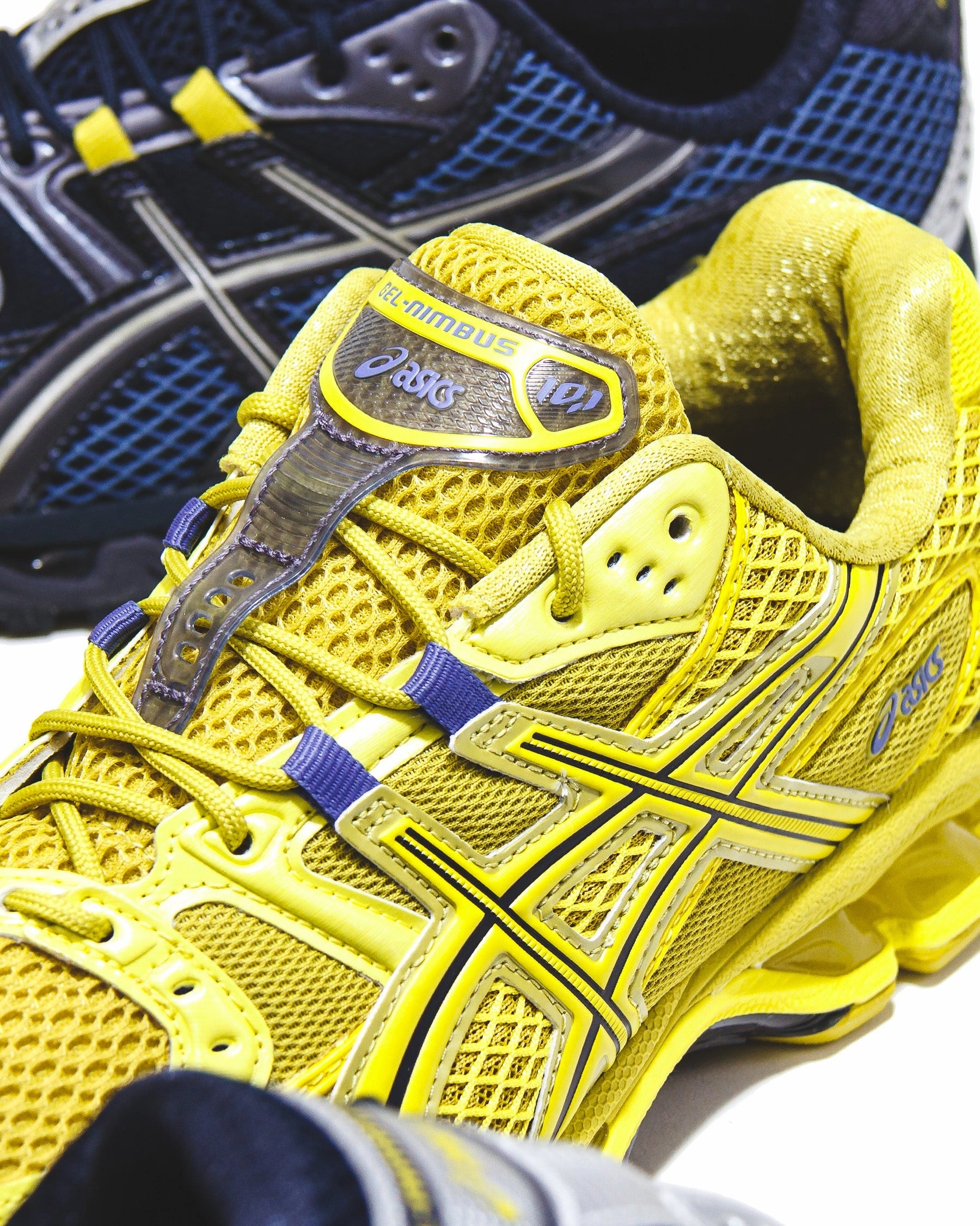 Asics Men Gel-Nimbus 10.1 Kelp Lemon Spark 1203A599-300 Asics shoe style pictures