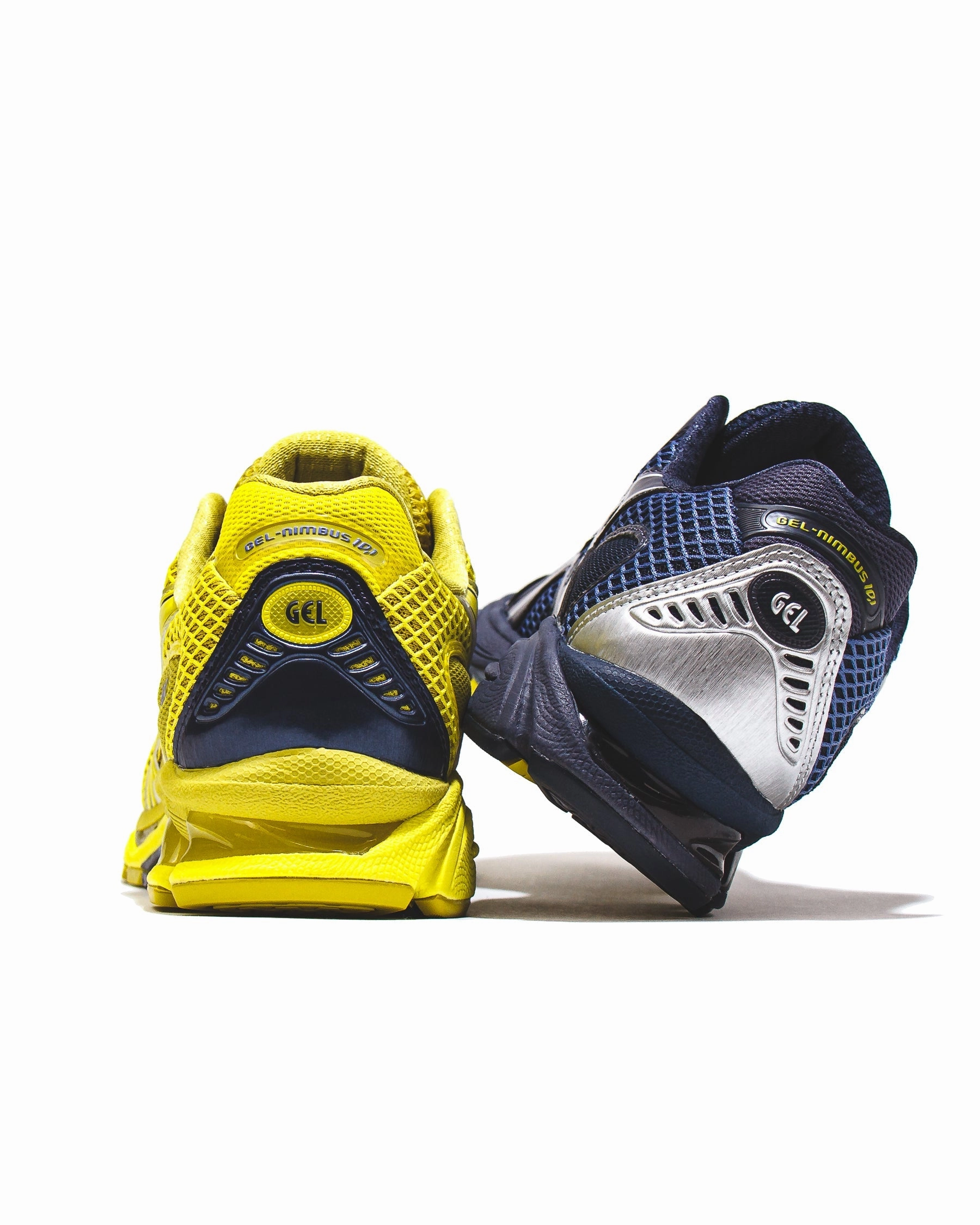 Asics Men Gel-Nimbus 10.1 Kelp Lemon Spark 1203A599-300 Asics shoe style pictures