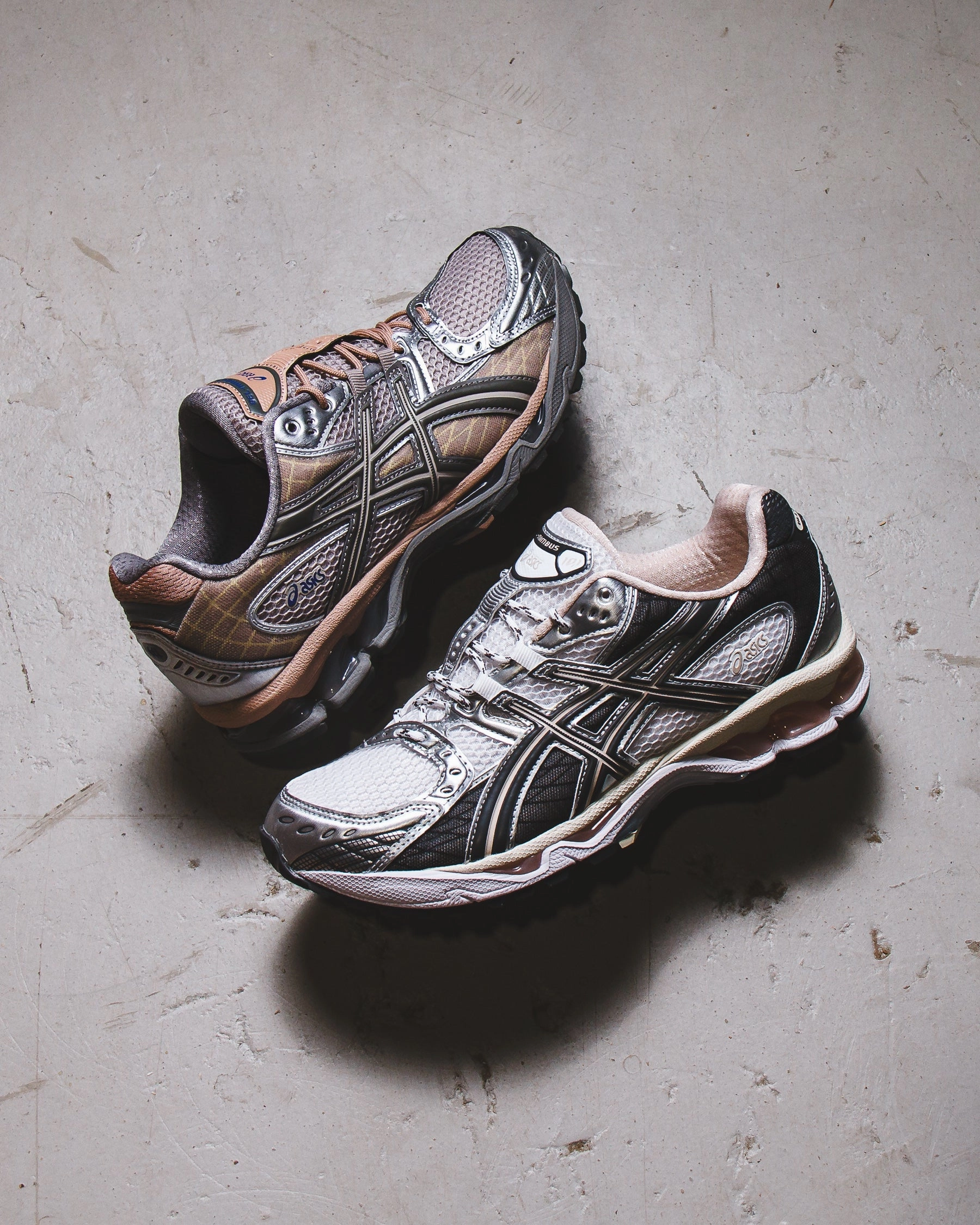 Asics Men Gel-Nimbus 10.1 White Obsidian Grey 1203A543-104 Asics shoe style pictures