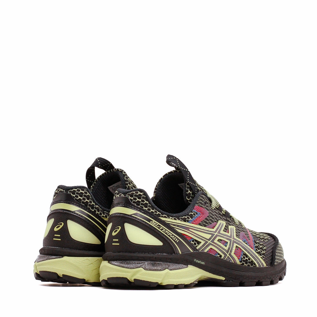 Asics Men US4-S Gel-Terrain Black Neon Lime 1203A394-001 Asics shoe style pictures