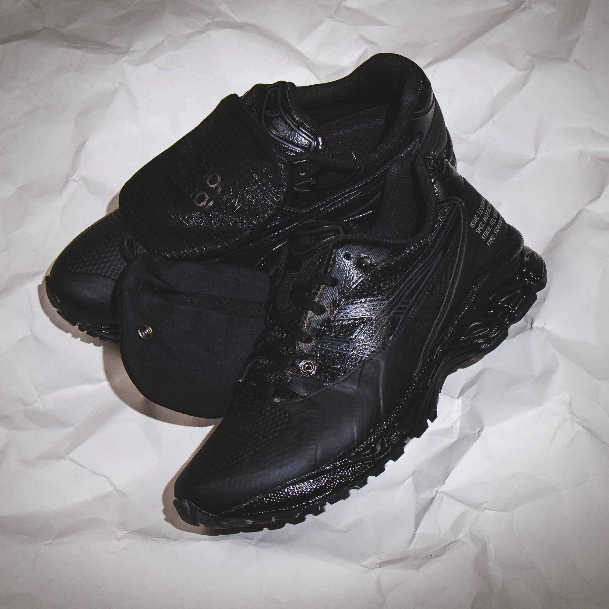 Asics Men x Limited Edt x SBTG Gel-Kayano 14 Monsoon Patrol Black 1201A975-001 Asics shoe style pictures