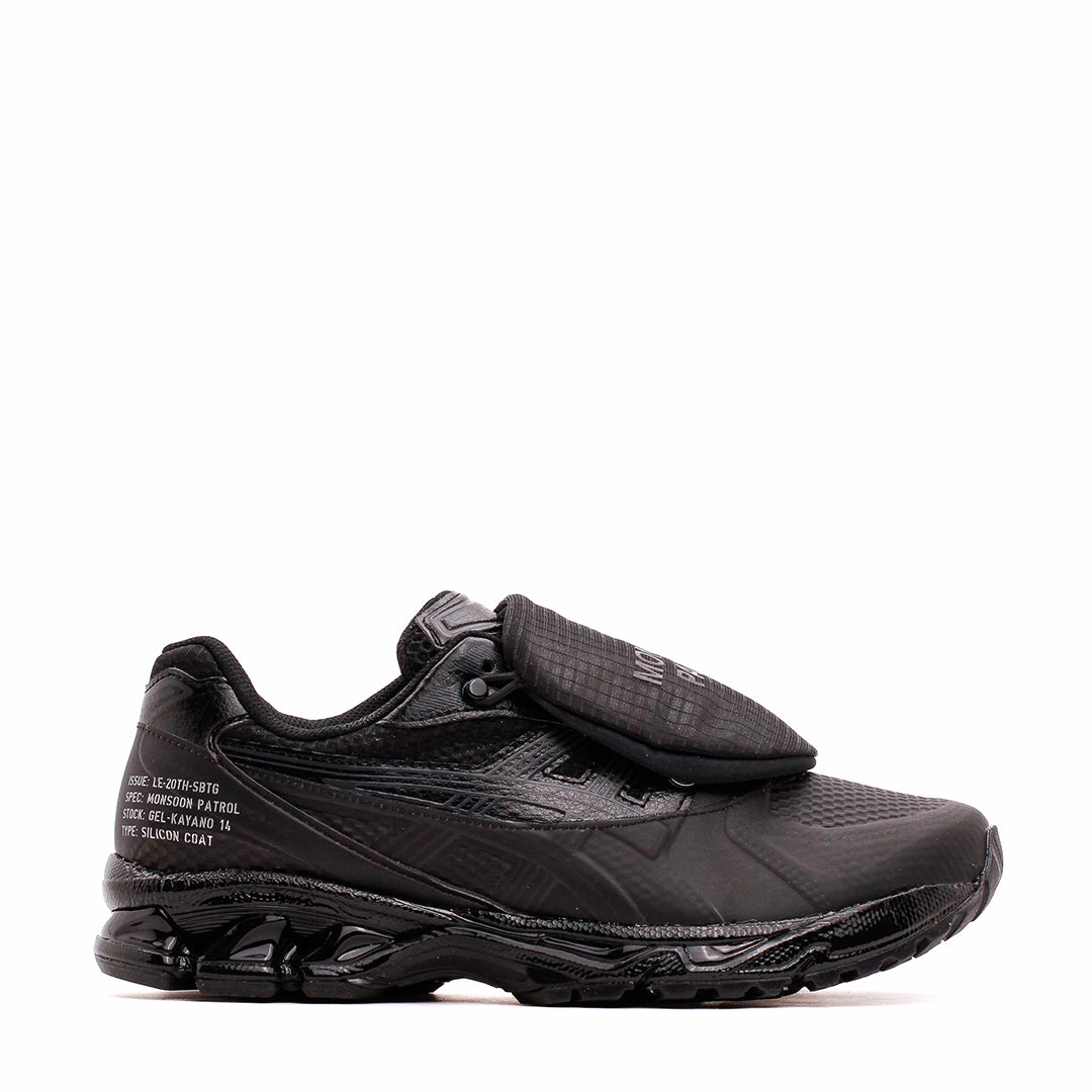 Asics Men x Limited Edt x SBTG Gel-Kayano 14 Monsoon Patrol Black 1201A975-001 Asics comfort footwear