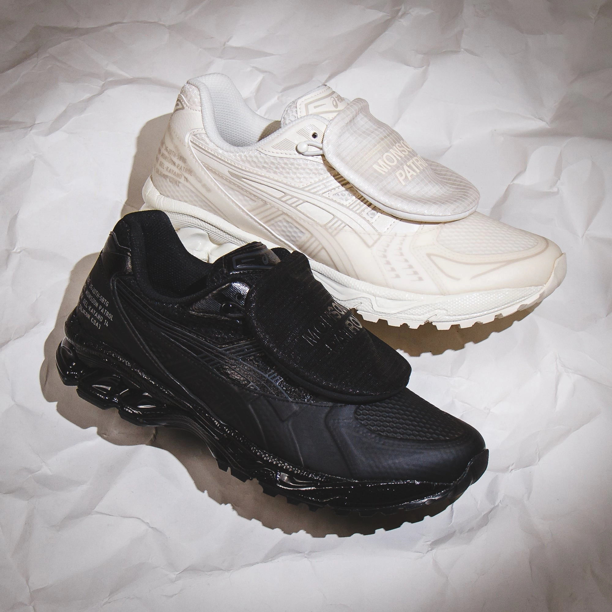 Asics Men x Limited Edt x SBTG Gel-Kayano 14 Monsoon Patrol Black 1201A975-001 Asics shoe style pictures