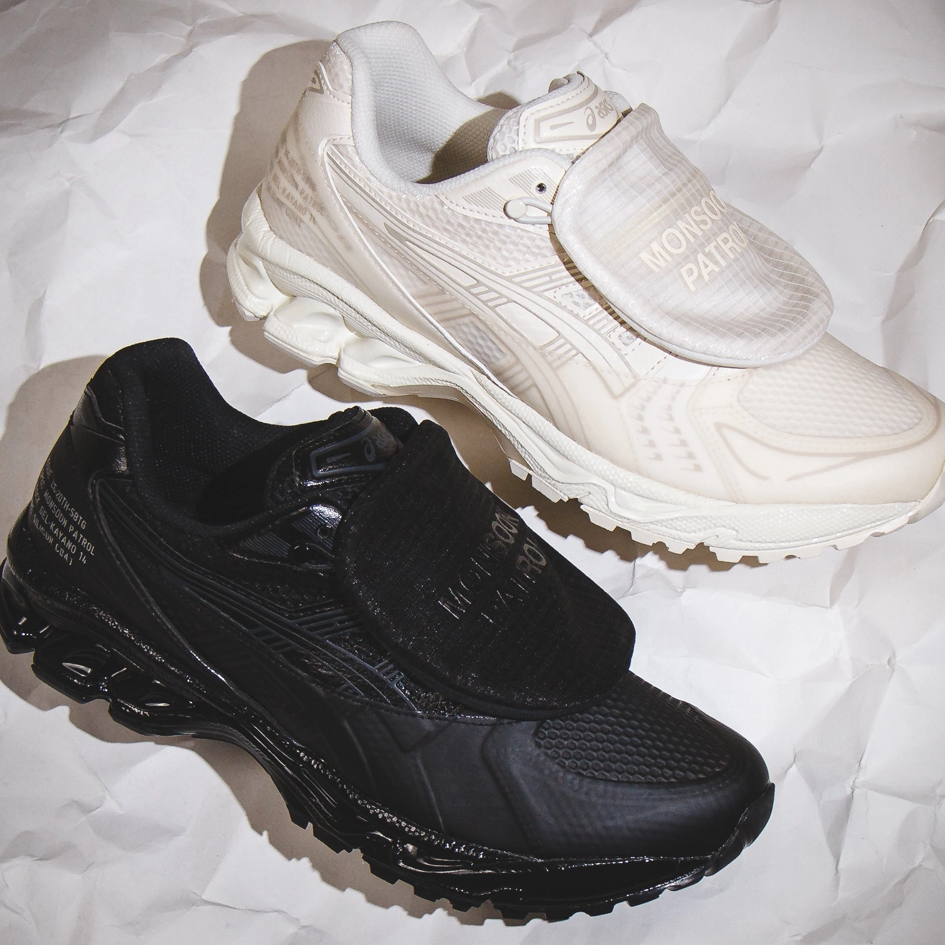 Asics Men x Limited Edt x SBTG Gel-Kayano 14 Monsoon Patrol Black 1201A975-001 Asics shoe style pictures
