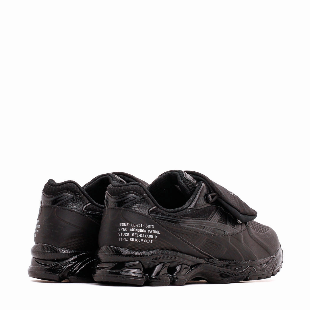 Asics Men x Limited Edt x SBTG Gel-Kayano 14 Monsoon Patrol Black 1201A975-001 Asics shoe style pictures