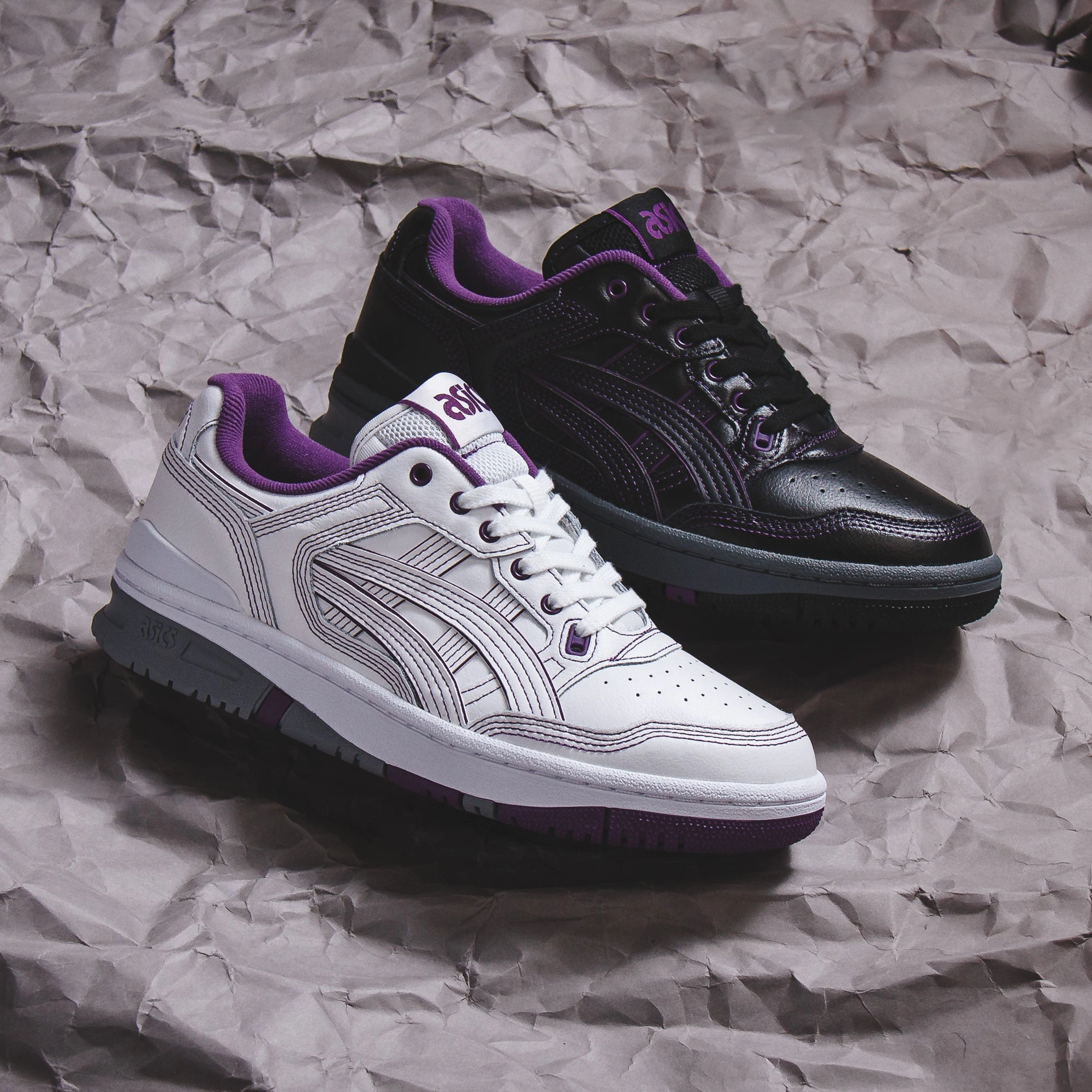 Asics Men x NEEDLES EX89 White 1201A942-100 Asics shoe style pictures