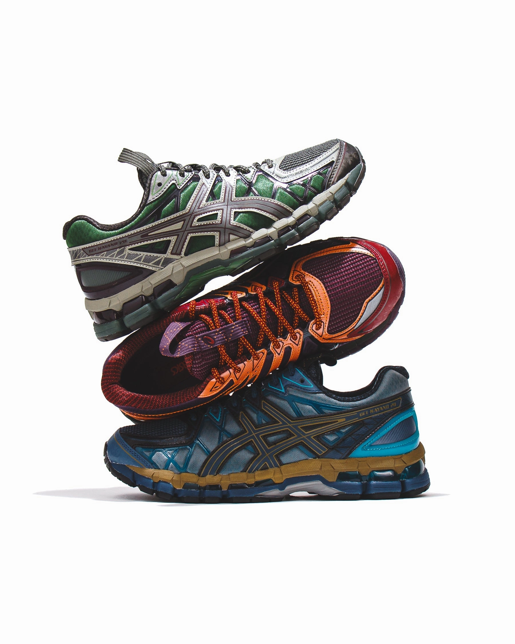 Asics Unisex UB10-S Gel-Kayano 20 Vintage Indigo Sea Glass 1203A664-400 Asics shoe style pictures