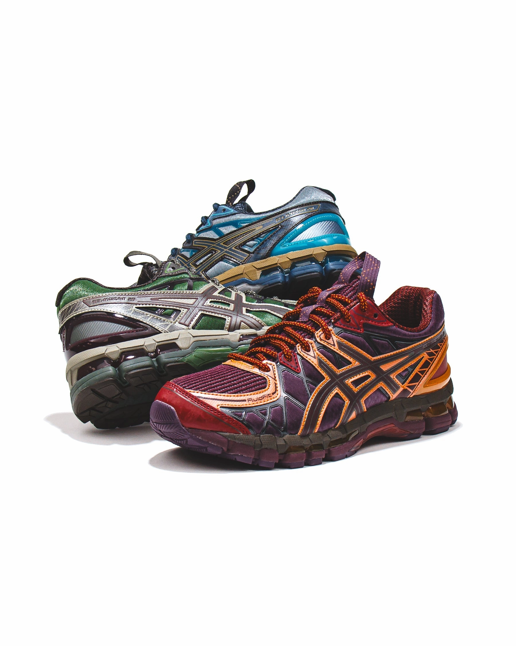 Asics Unisex UB10-S Gel-Kayano 20 Vintage Indigo Sea Glass 1203A664-400 Asics shoe style pictures
