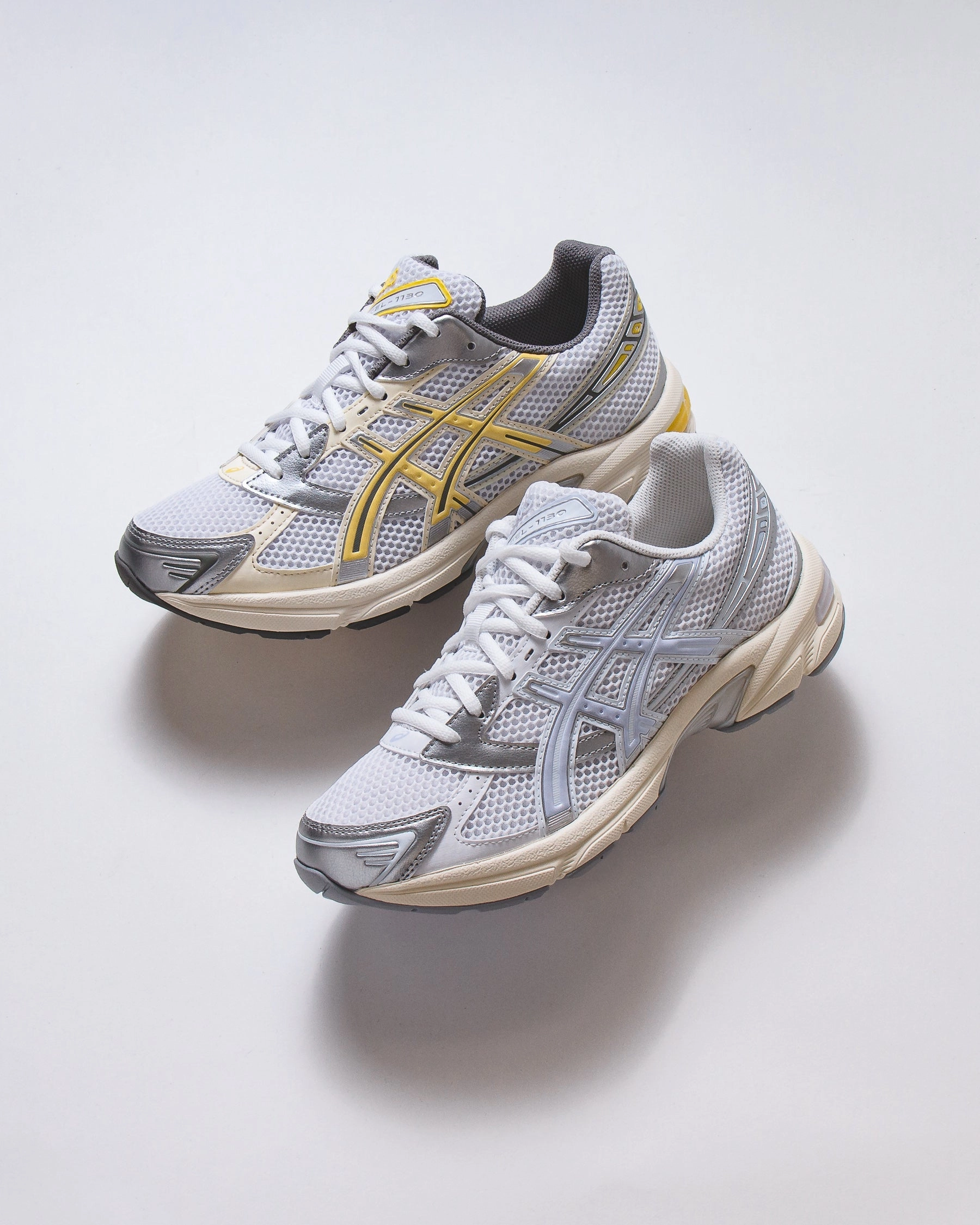 Asics Women Gel-1130 White Faded Yellow 1202A164-118 Asics shoe style pictures