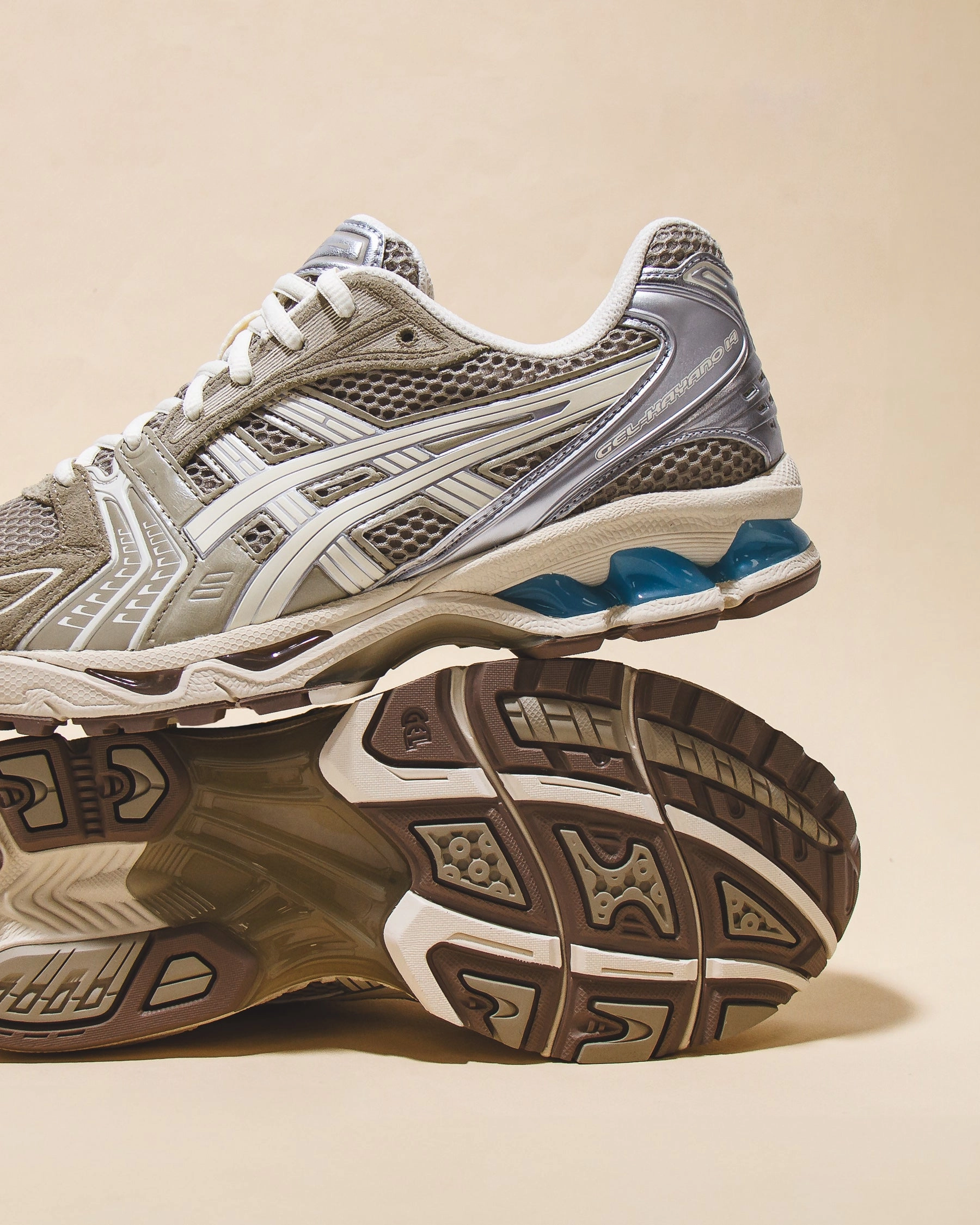 Asics x Juliana Salazar Unisex Gel-Kayano 14 Eucalyptus Vanilla Ice Core 1203A572-300 Asics shoe style pictures
