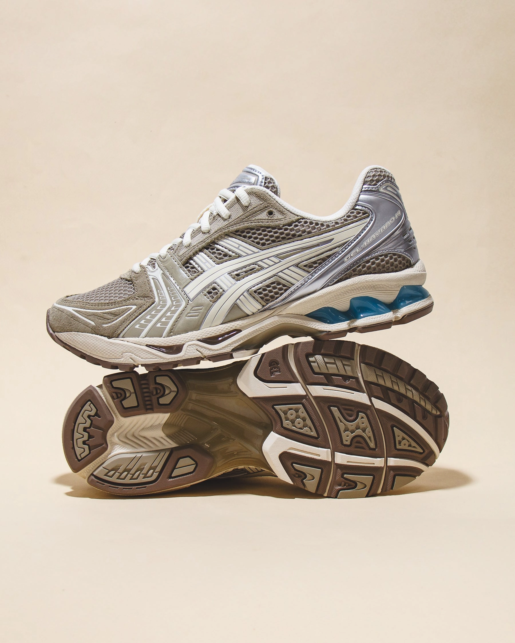 Asics x Juliana Salazar Unisex Gel-Kayano 14 Eucalyptus Vanilla Ice Core 1203A572-300 Asics shoe style pictures