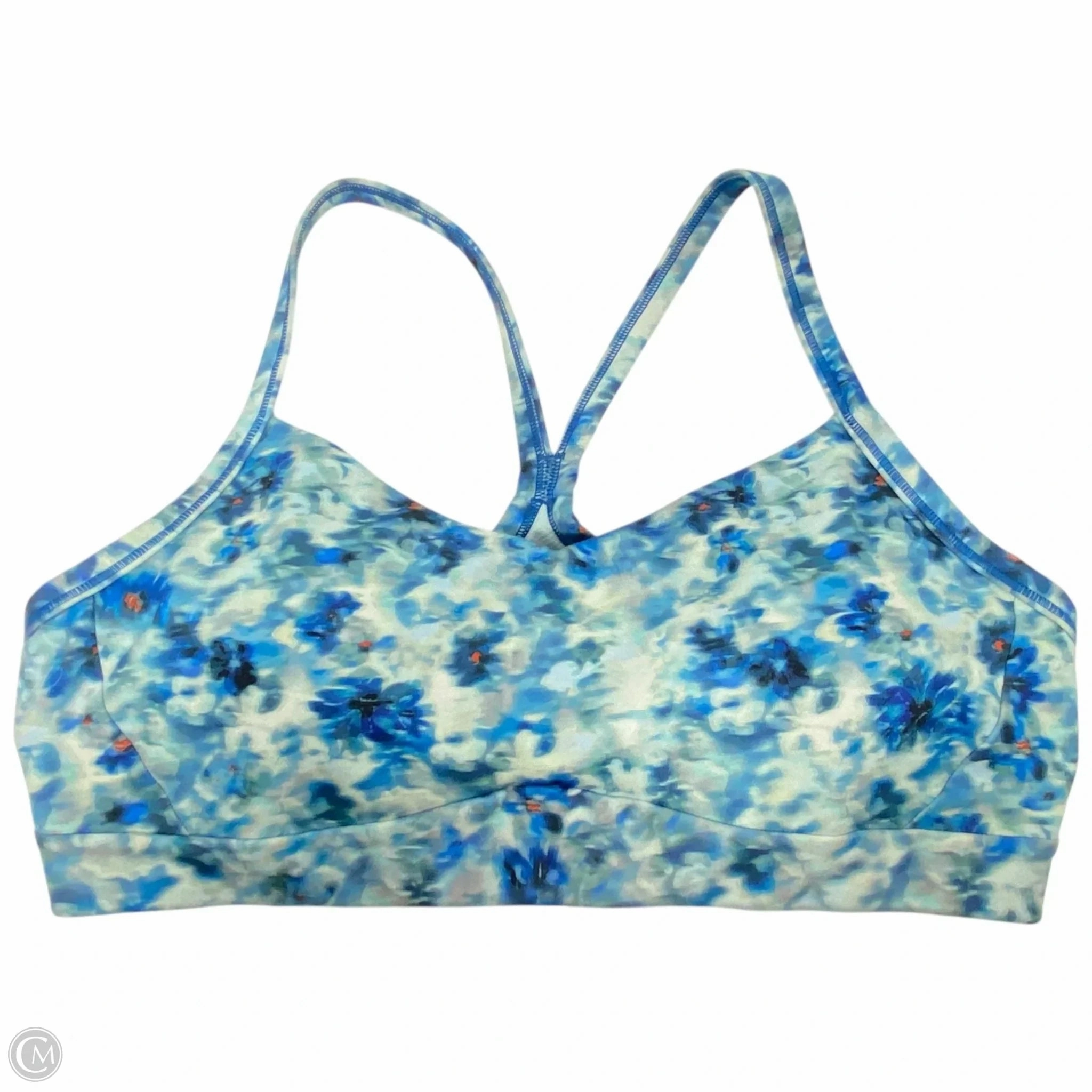 Athletic Bra By Athleta In Blue & Green, Size: S