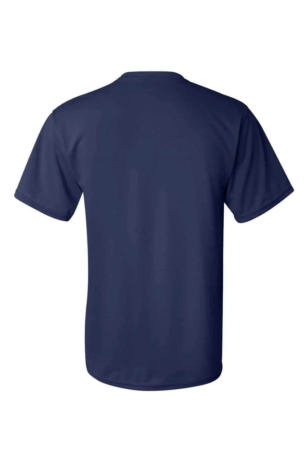 Augusta Sportswear Mens Moisture Wicking Short Sleeve Crewneck T-Shirt - Navy Blue