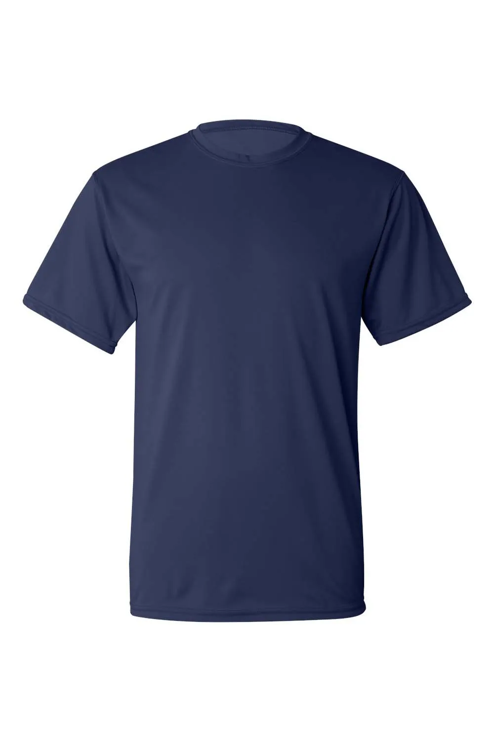 Augusta Sportswear Mens Moisture Wicking Short Sleeve Crewneck T-Shirt - Navy Blue