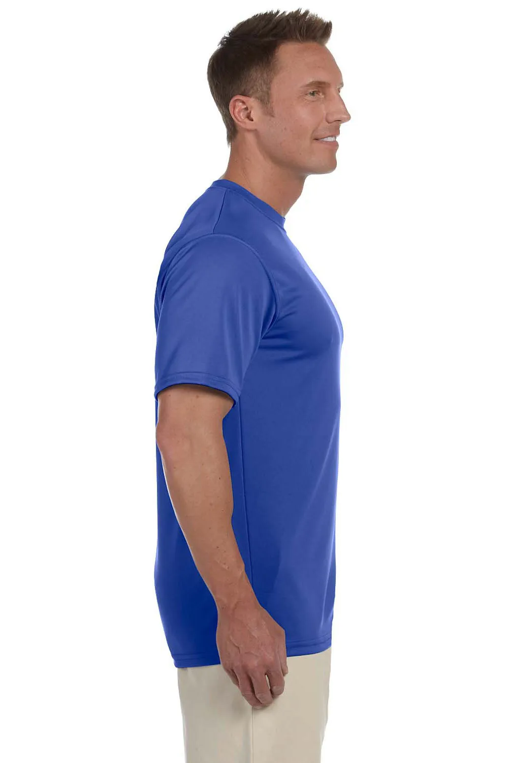 Augusta Sportswear Mens Moisture Wicking Short Sleeve Crewneck T-Shirt - Royal Blue