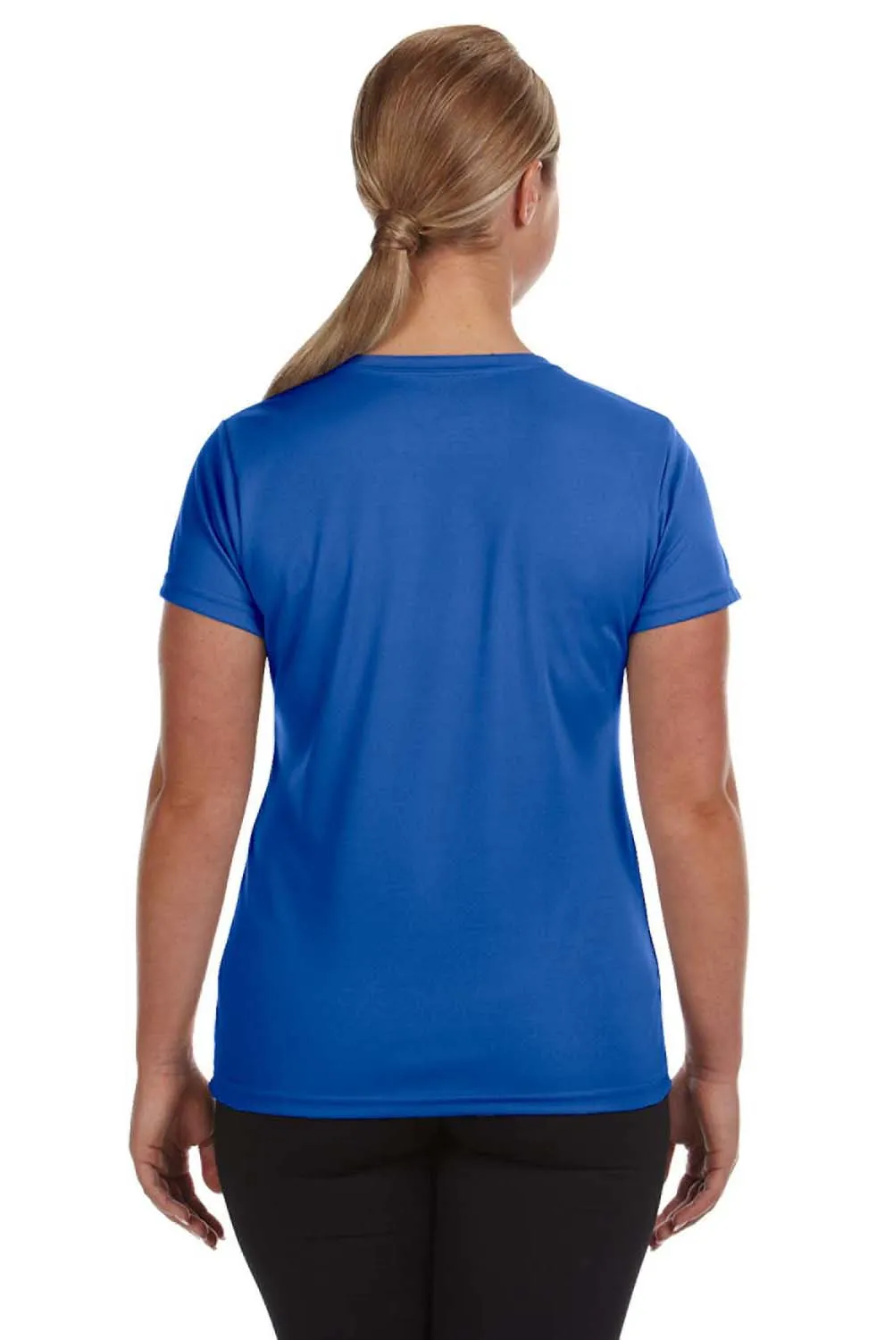 Augusta Sportswear Womens Moisture Wicking Short Sleeve V-Neck T-Shirt - Royal Blue