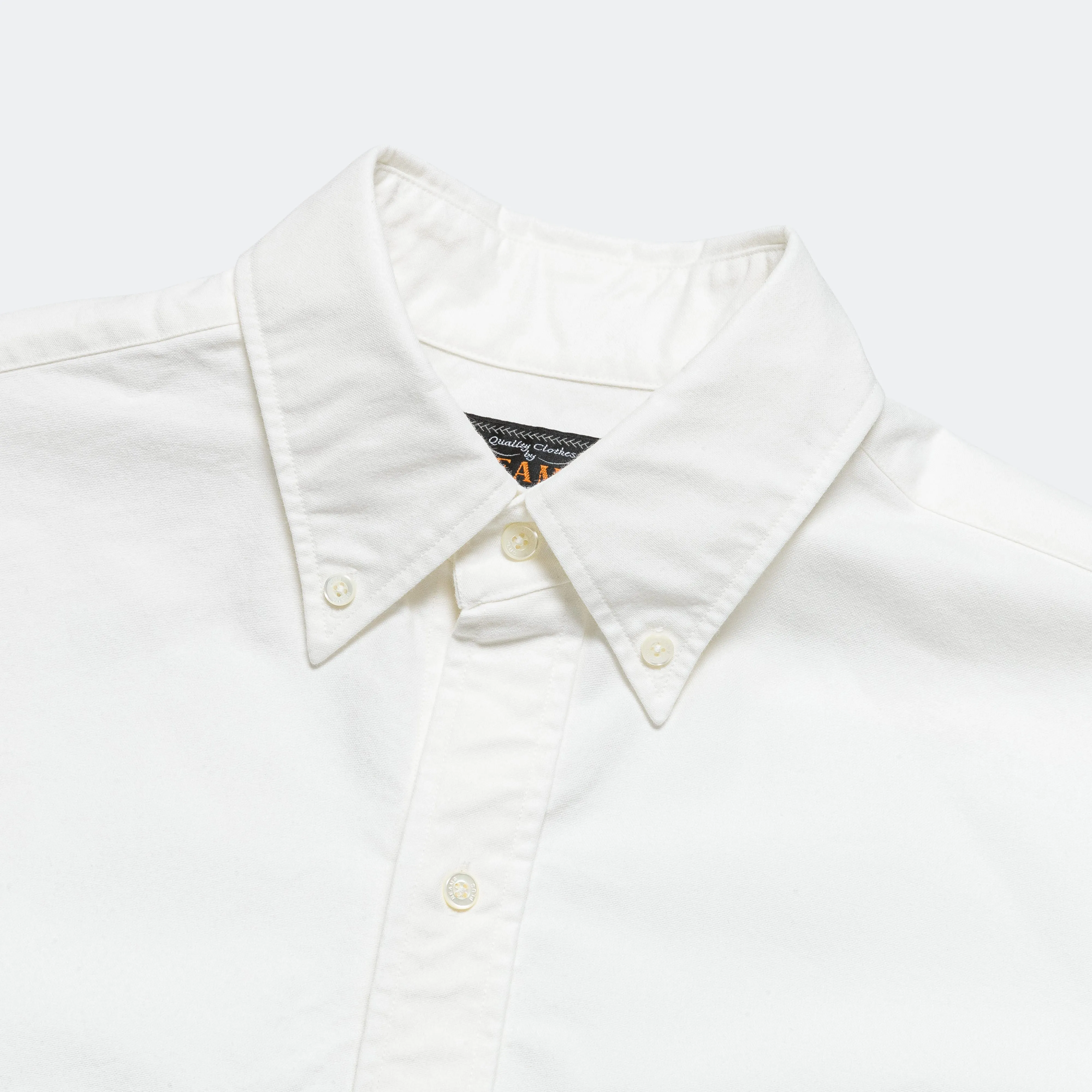 Beams Clothing B.D. American Oxford Classic Fit Shirt - White