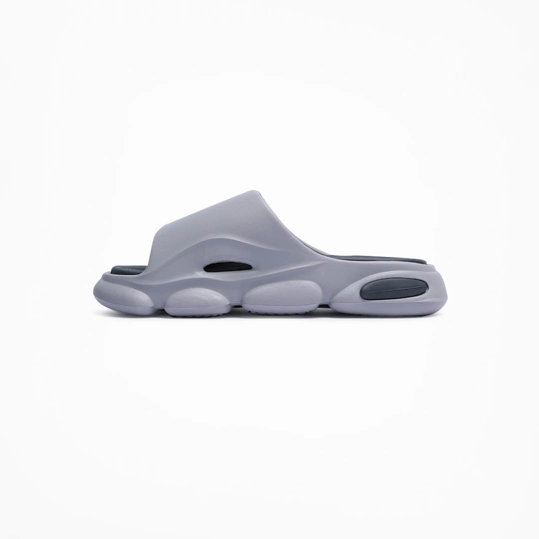 Birdsoles - Bouncy Budgies Slides - Grey Birdsoles barefoot shoes with natural toe spread