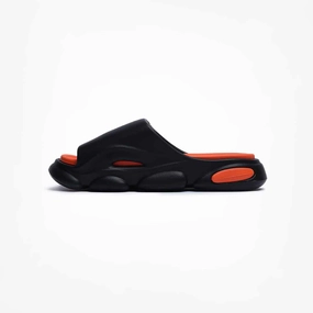 Birdsoles - Bouncy Budgies Slides - Orange Birdsoles barefoot shoes with natural toe spread