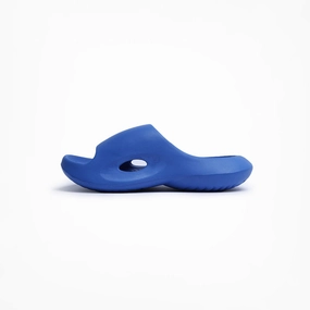 Birdsoles - Cotton Clouds Slides - Blue Birdsoles barefoot shoes with natural toe spread